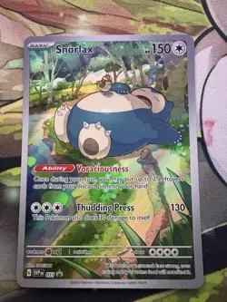 Pokemon TCG Snorlax #51 Scarlet & Violet 151 Promo Card Near Mint Condition - Image 1