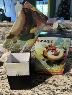 Avatar Magic the Gathering Foil Deck Box, Land Pack, Tokens & Avatar bulk Cards - Image 1