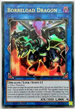DUPO-EN074 Borreload Dragon - Ultra Rare 1st Edition Lightly Played YuGiOh Card - Image 1