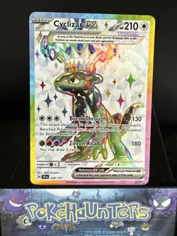 Pokemon Card Cyclizar EX 228/191 S&V Surging Sparks Holo Ultra Rare NM - Image 1