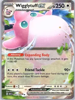 Wigglytuff ex 040/165 SV: Scarlet & Violet 151 - Pokemon Card - NM - Image 1