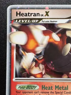Heatran LV.X DP31 Black Star Promo Pokemon Card Holo Foil Rare LP - Image 3