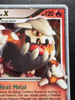 Heatran LV.X DP31 Black Star Promo Pokemon Card Holo Foil Rare LP - Image 4