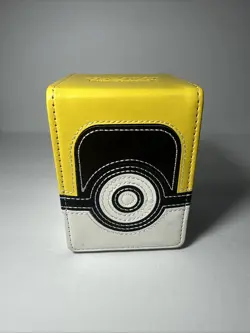 Pokemon TCG Ultra Pro Alcove Flip Deck Box Ultra Ball Design Trading Card Case - Image 1