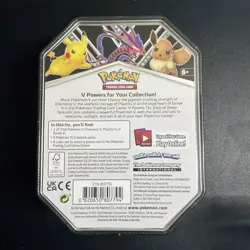 Nintendo Pokemon V Powers Tin Trading Card Game Eevee V - Eevee Tin 820650807794 - Image 2