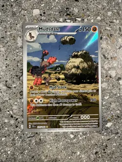 Pokemon TCG Cards Mudsdale 175/162 Temporal Forces Illustration Rare NM-M - Image 1