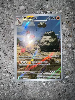 Pokemon TCG Cards Mudsdale 175/162 Temporal Forces Illustration Rare NM-M - Image 3