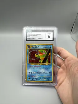 Politoed 2000 CGC 6 EX/NM Holo Graded Pokemon Card w Case Crossing Ruins - Image 1