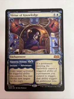 Virtue of Knowledge (Showcase) Wilds of Eldraine#279 Mythic - Image 1