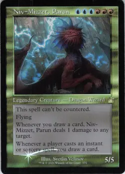 MTG Niv-Mizzet, Parun (Retro Frame) (376) | NM Foil | Ravnica Remastered {RVR} - Image 2