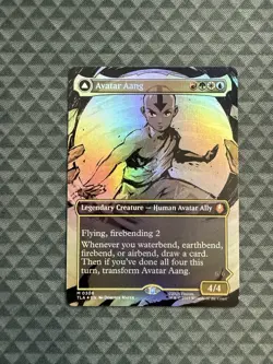 MTG Avatar Aang #0308 Foil Borderless Mythic Avatar: The Last Airbender (TLA) - Image 1