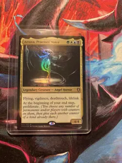 Magic: The Gathering Atraxa, Praetors' Voice, NM, Mul Etched - Image 1