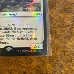 1x Knight of the White Orchid - Foil - Prerelease Promo Light Play, English Prer - Image 2