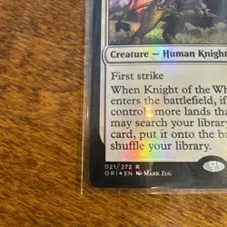 1x Knight of the White Orchid - Foil - Prerelease Promo Light Play, English Prer - Image 3
