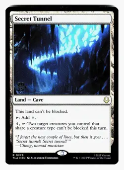 Secret Lair #278 (Prereleas Stamped Foil) (NM) Avatar: The Last Airbender MTG - Image 1
