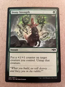 Stony Strength Ravnica Allegiance Regular - Image 1