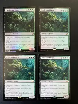 MTG- Creakwood Liege x4 - Modern Masters 2015 (Two are FOIL) - Image 1