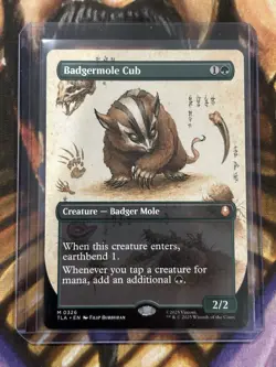 Badgermole Cub (Borderless) #326 MTG Avatar Regular Mythic - Pack Fresh NM/M 🔥 - Image 3