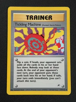 Tickling Machine 119/132 REGULAR Pokemon Card WOTC Gym Heroes Uncommon - Image 1
