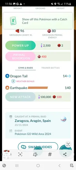 Pokemon Go Legendary Groudon ( Normal )( Background) - Image 2