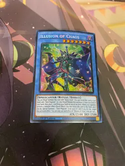 YUGIOH - ILLUSION OF CHAOS - MP23 - PRISMATIC SECRET RARE - NM - 1ST ED - Image 1