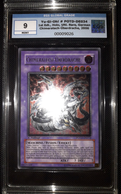 Yu-Gi-Oh! Chimeratech-Uberdrache, POTD-DE034, Ultimate Rare, 1. Auflage, Mint - Image 1