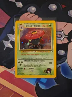 Erikas Vileplume Holo Rare Gym Heroes 5/132 Vintage Pokemon TCG Card - Image 1