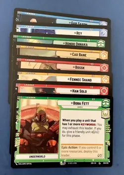 STAR WARS UNLIMITED SHADOWS OF GALAXY 220 CARDS NICE MIXED LOT SEE PHOTO DETAILS - Image 3