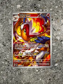 Pokemon TCG Cards Infernape 173/167 Twilight Masquerade Illustration Rare MINT - Image 1