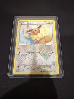 Eevee RC14/RC25 Radiant Collection BW Legendary Treasures Pokemon Card - Image 1
