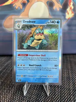 Drednaw 44/142 Pokemon Stellar Crown Holo NM Pokemon TCG Card - Image 1