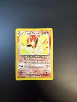 Pokemon Neo Destiny Light Flareon Card 46/105 Regular Uncommon - Image 1