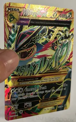 Mega Rayquaza EX - 98/98 - Pokemon Ancient Origins XY Ultra Rare Card MP - Image 2