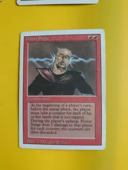 Power Surge . Enchantment Revised. Old Vintage. Magic the Gathering Card. - Image 1