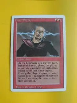 Power Surge . Enchantment Revised. Old Vintage. Magic the Gathering Card. - Image 2