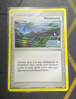 Pokemon Card TCG Windstorm Crystal Guardians Holo 85/100 Stamped - Image 2