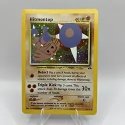 Hitmontop Neo Discovery Holo Rare Pokemon Card 3/75 - Image 1