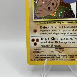 Hitmontop Neo Discovery Holo Rare Pokemon Card 3/75 - Image 5