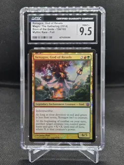 MTG Born of the Gods Foil Xenagos, God of Revels 156/165 CGC Mint+ 9.5 - Image 1