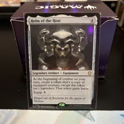 MTG x1 Helm of the Host Commander: Bloomburrow Regular NM - Image 1