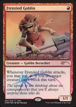 Frenzied Goblin - Foil FNM 2015 ~ Lightly Played FNM Promos MTG Magic UltimateMT - Image 1