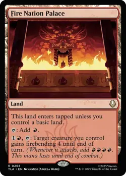 MTG Avatar The Last Airbender - Fire Nation Palace, NM - Image 1
