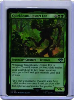 Quickbeam, Upstart Ent Foil (183) The Lord of the Rings MTG - Image 1