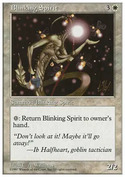 Magic the Gathering MTG Blinking Spirit (12) Fifth Edition LP - Image 1