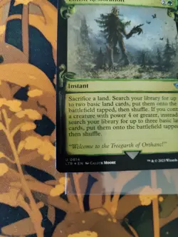 FOIL Entish Restoration Showcase Scrolls MTG Lord Of The Rings Unplayed Magic - Image 3