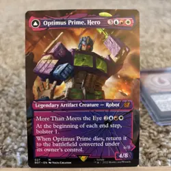 Optimus Prime, Hero Borderless/Shattered Glass 027 M MTG(BOT) - Image 1