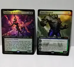 Karn Liberated Foil Ultimate Master / Gwenom, Remorseless # 256 Extended Foil - Image 1