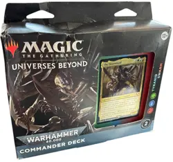 MtG Universes Beyond Warhammer 40k Tyranid Swarm Commander Deck - Image 1