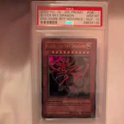 Yu-Gi-Oh! Slifer The Sky Dragon GBI-001 PSA 10 Gem Mint ULTRA RARE - Image 1