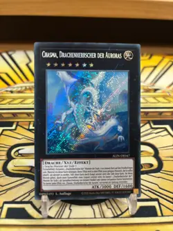 Yugioh Chasma, Drachenherrscher der Auroras ALIN-DE047 Secret Rare - Image 1